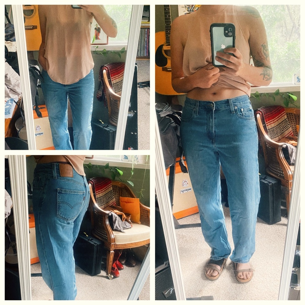 Levi’s loose straight jean. 26x30